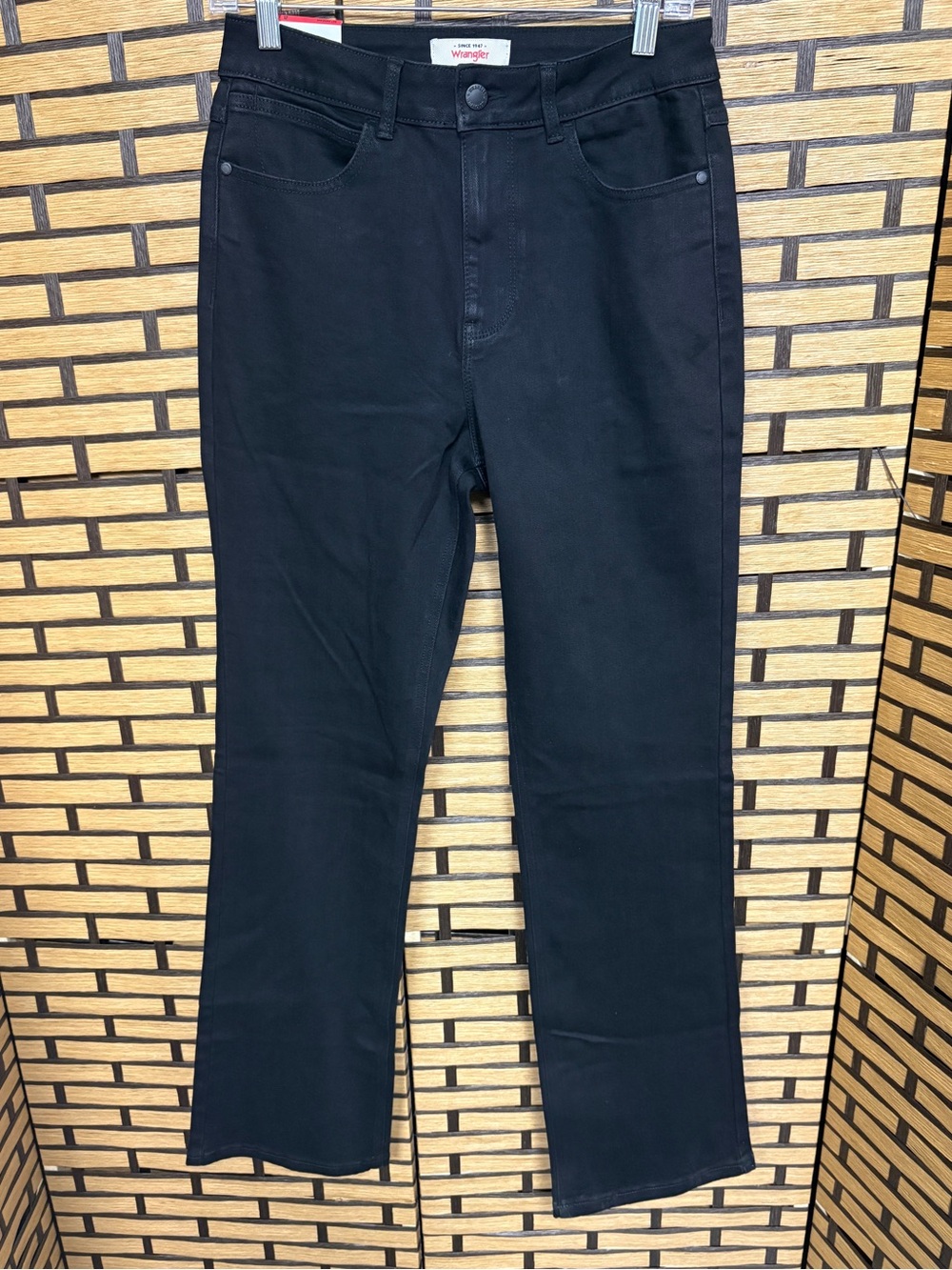 Wrangler black high rise bootcut jeans size 8/29
